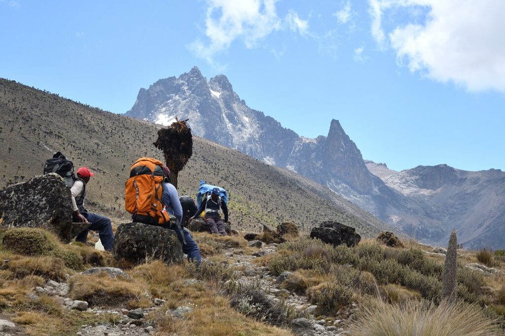 climbing mount kenya